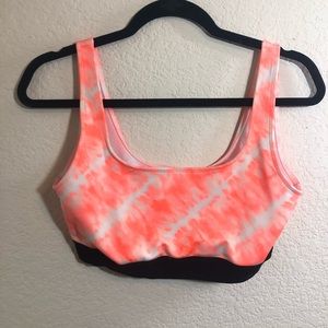 PINK Ultimate Sports Bra Tie Dye Large